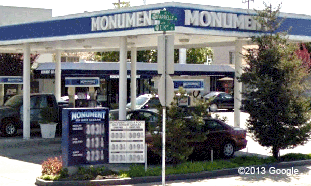 Monument Gas Service Station on111 East 14th Street, San Leandro CA